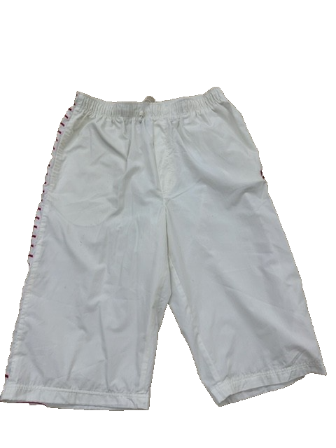 Nike Men's White Track Pants – Size XL, Striped