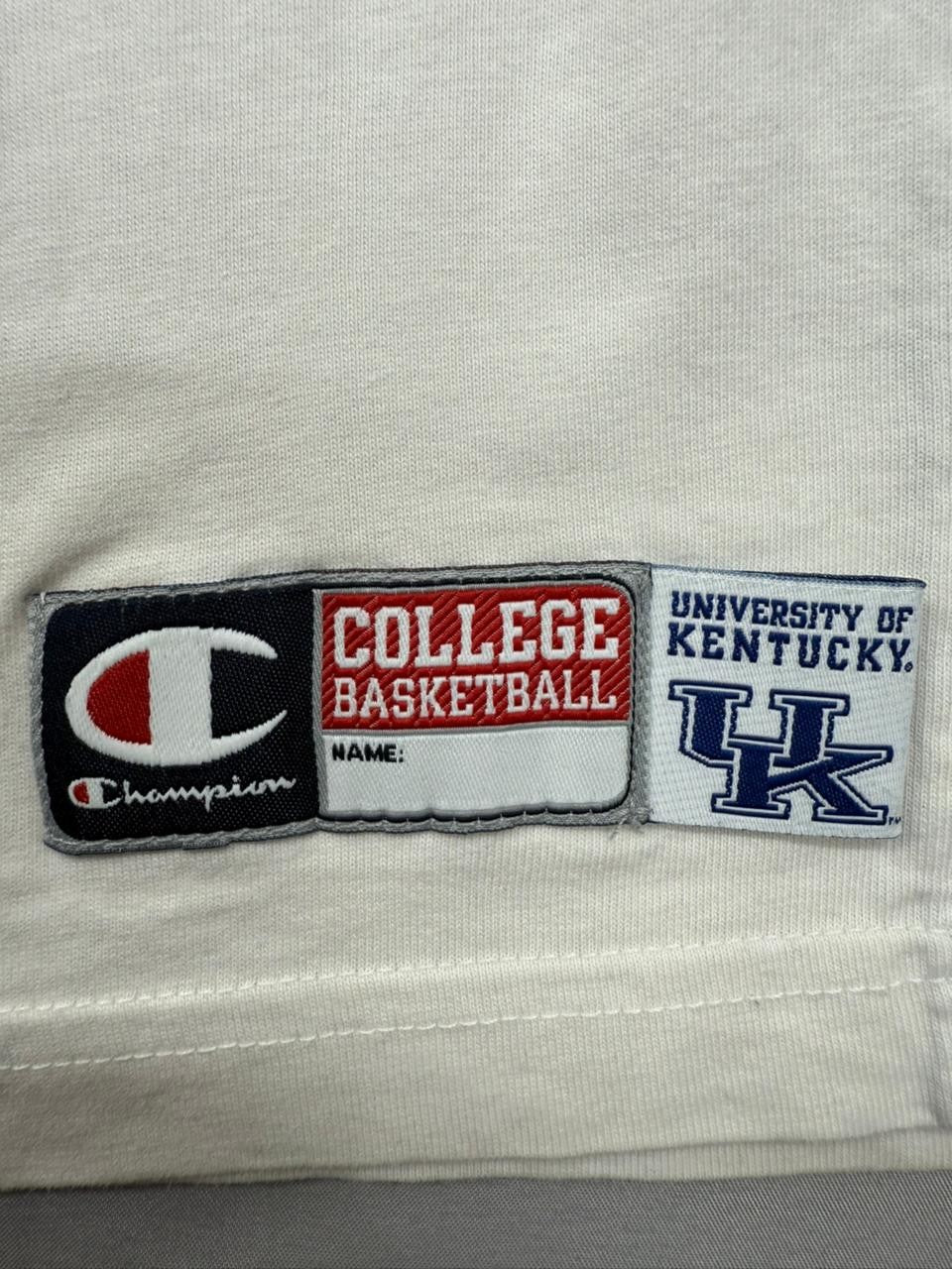 Champion Kentucky Wildcats White L Cotton Crewneck T-Shirt 2019