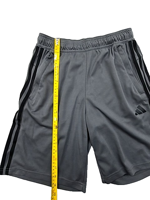 Adidas Men's Grey Athletic Shorts Size S Regular Fit