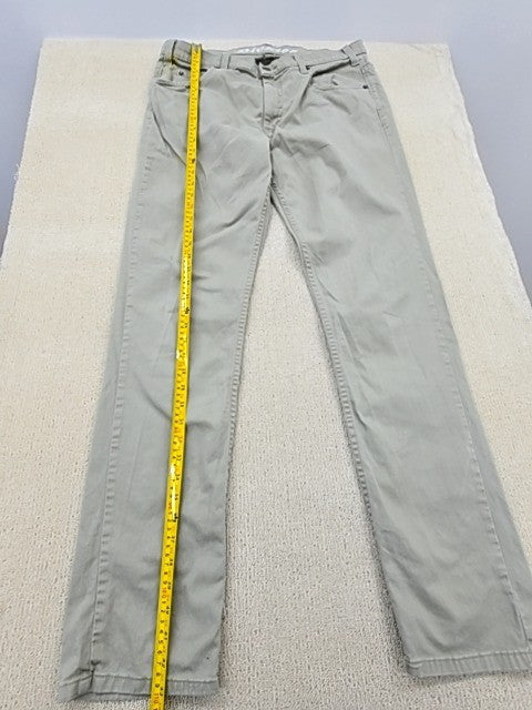 Diesel Men's Khaki Slim Fit Jeans Size 34 Inseam 34 98% Cotton