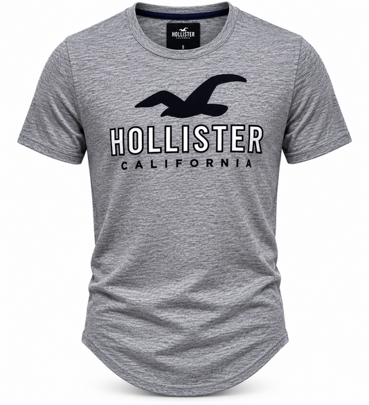 Hollister Men Gray T-Shirt size S product image 2