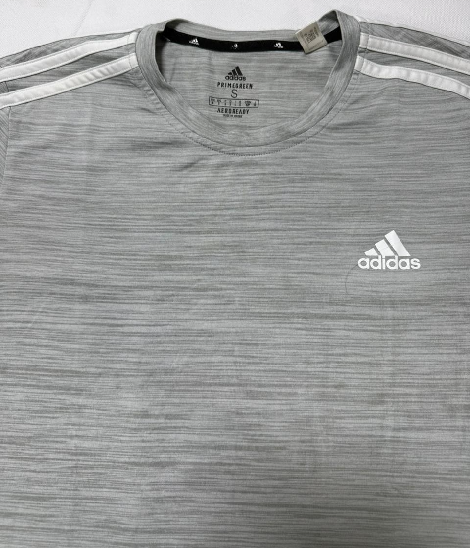 Adidas Aeroready Primegreen Gray Training T-Shirt Small