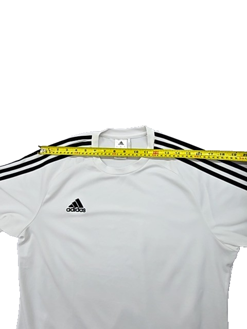 Adidas Tiro Training Soccer Jersey L White 3-Stripes Climacool