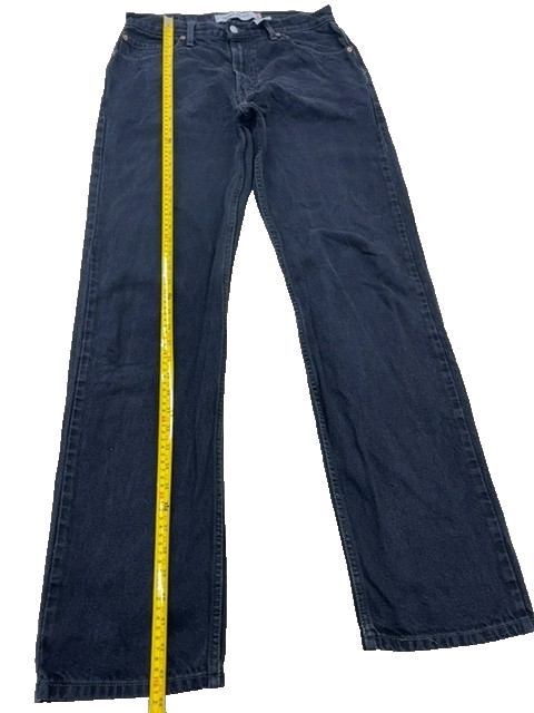 Levi's Men's Dark Indigo 505 Regular Fit Jeans 34x36