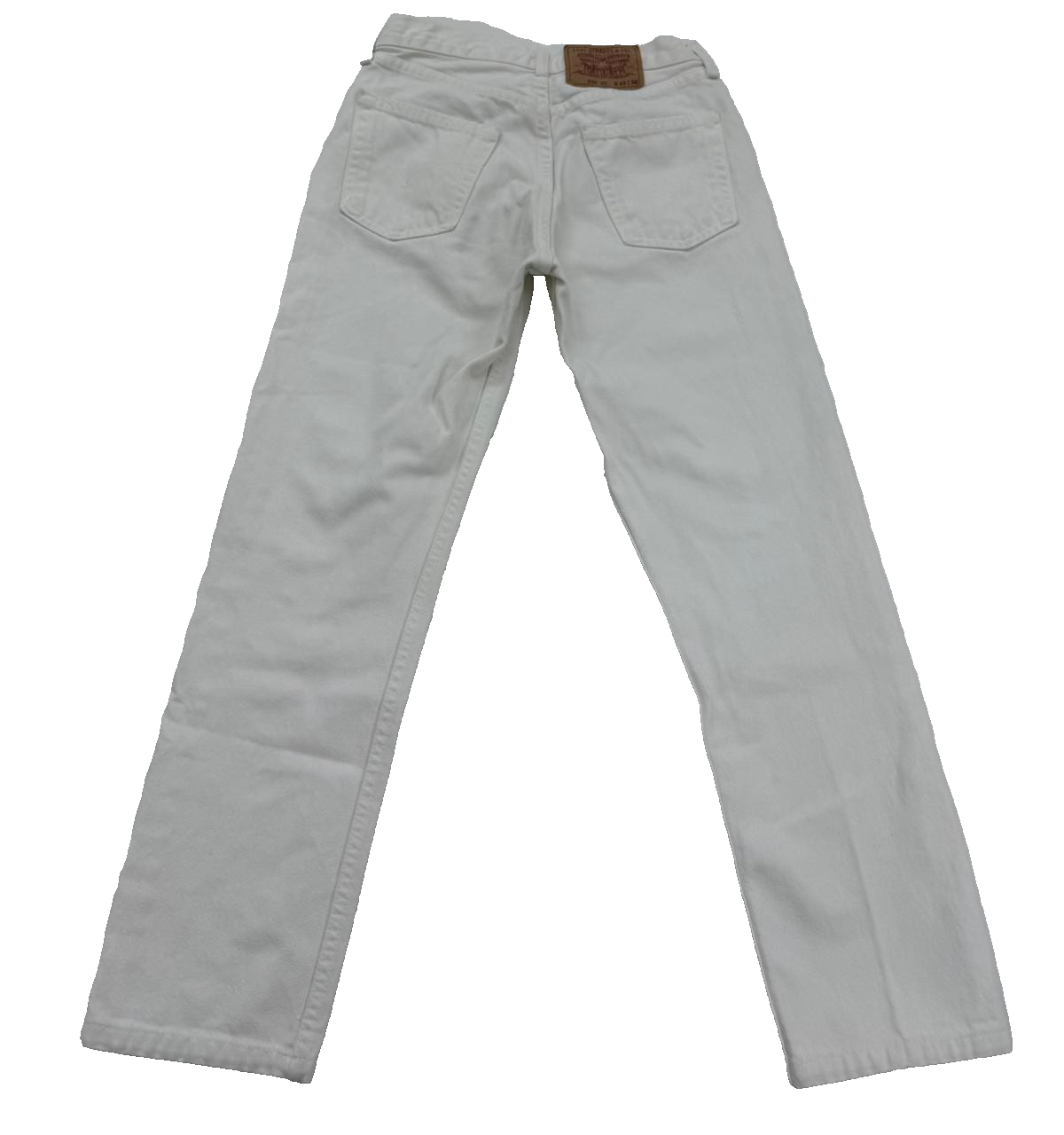 Vintage Levi's 534 White Slim Jeans 29x32 High Rise