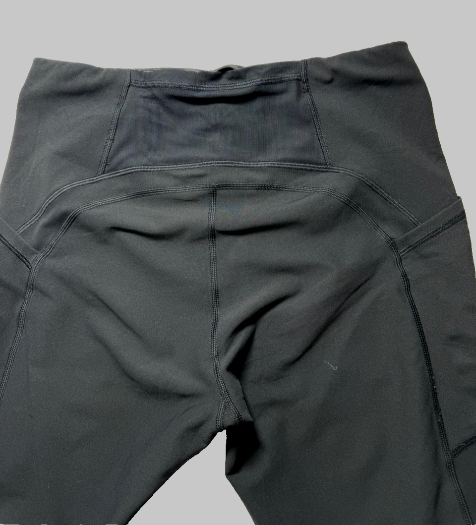 Lululemon Uncovered Strength High Rise Crop Leggings | SIZE 6 | Black