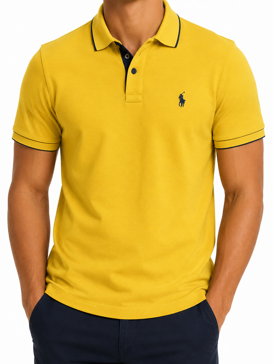 Polo Ralph Lauren Men Yellow Polo Shirt size XXL product image 1
