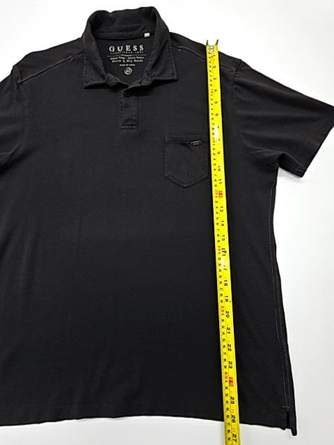 Guess Men Black Polo Shirt size XL product image 7