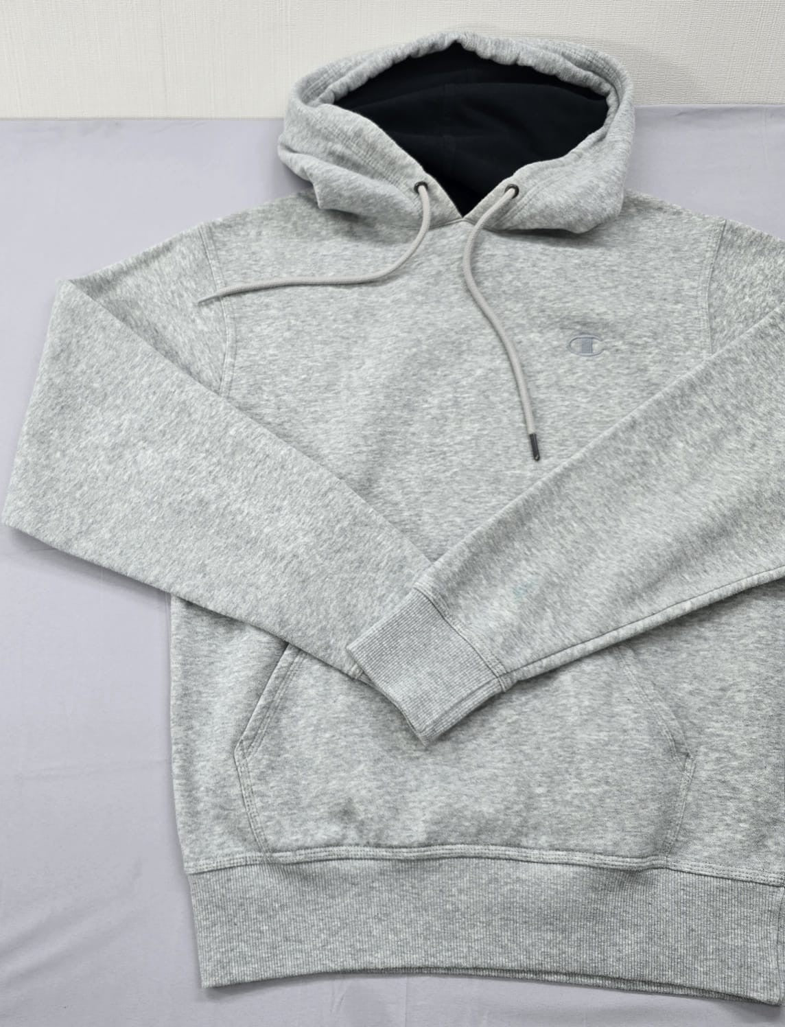 Champion Men's Reverse Weave Grey Hoodie Size S