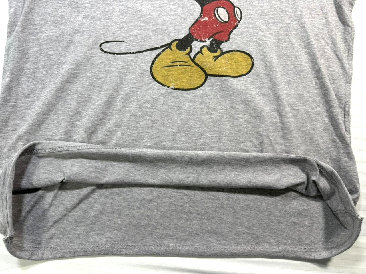 Disney Men's Mickey Mouse Classic T-Shirt In Sports Grey - Size L