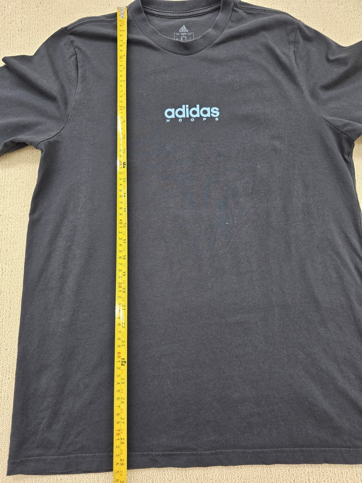Adidas Men's XL Black Basketball T-Shirt Short Sleeve 1865A