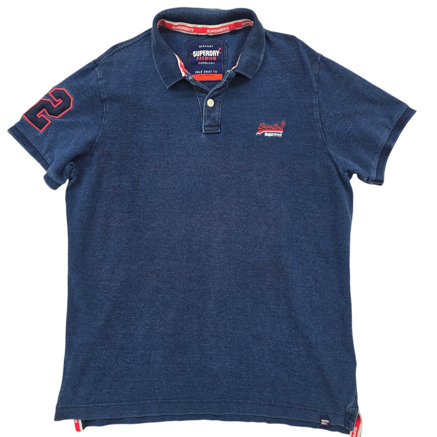 Superdry Men Navy Polo Shirt size XXL product image 1