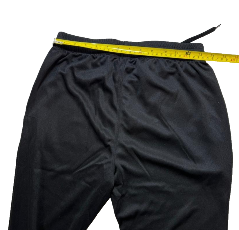 Logo Kappa Men's Black Sportstyle Cotton Pants Medium