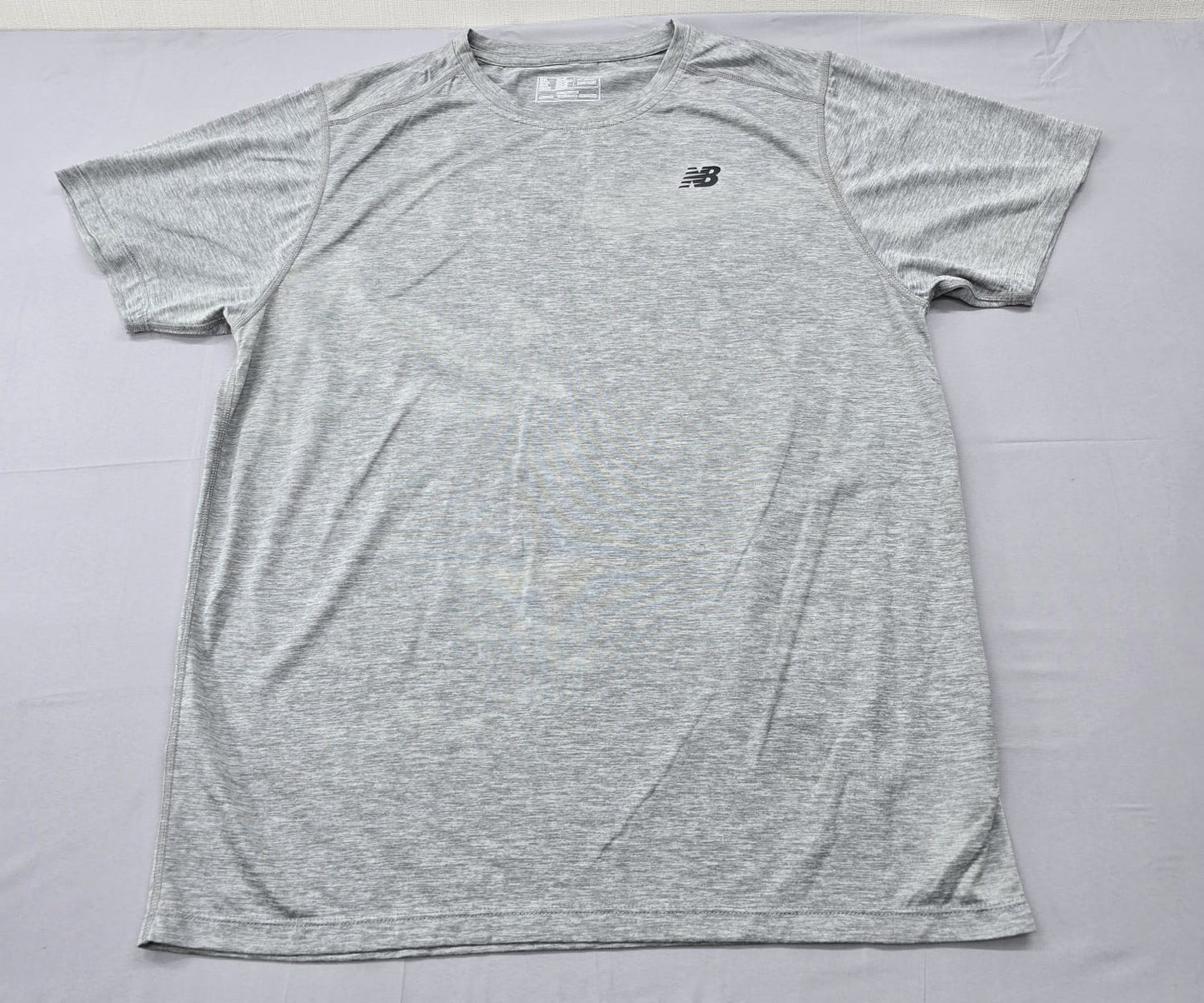 New Balance Men's Gray NB DRY T-Shirt XL Short Sleeve