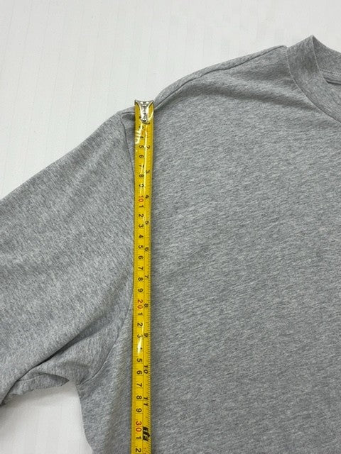 The North Face Men's Gray Embroidered Logo T-Shirt Size L