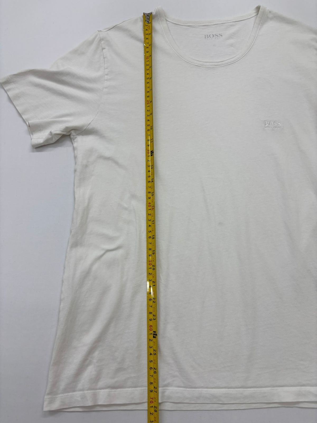 Hugo Boss Men White T-Shirt size XL product image 5