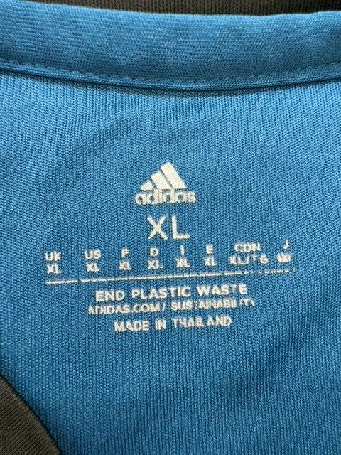 Adidas Men's End Plastic Waste Blue Jersey XL NWT