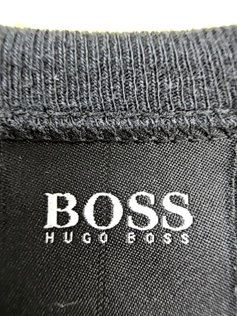 Hugo Boss Black V-Neck Short Sleeve T-Shirt Cotton Blend Men's L