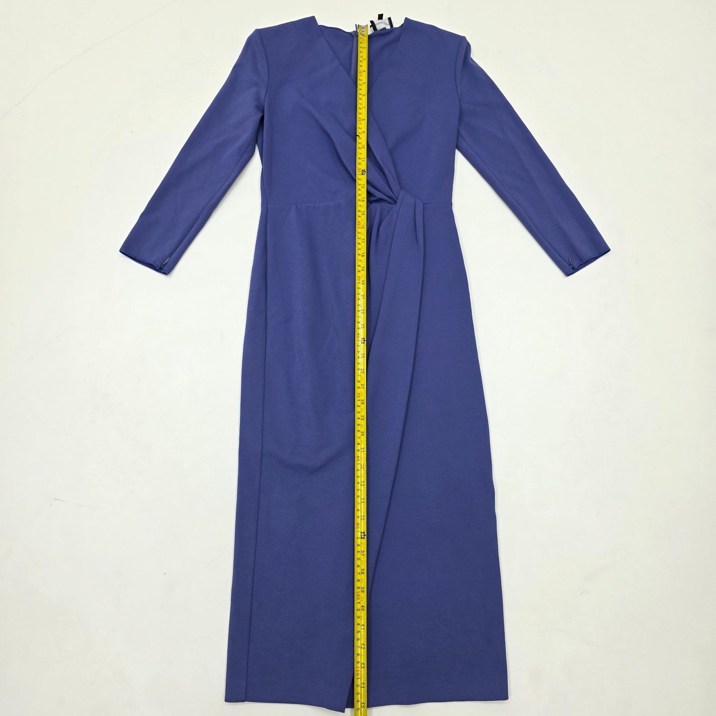 Giorgio Armani Draped Shoulder Jersey Midi Purple Dress Eu 40 (M) BNWT