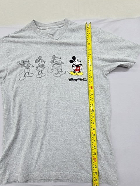 Disney Men's Vintage Mickey Progression Heather Gray T-Shirt L