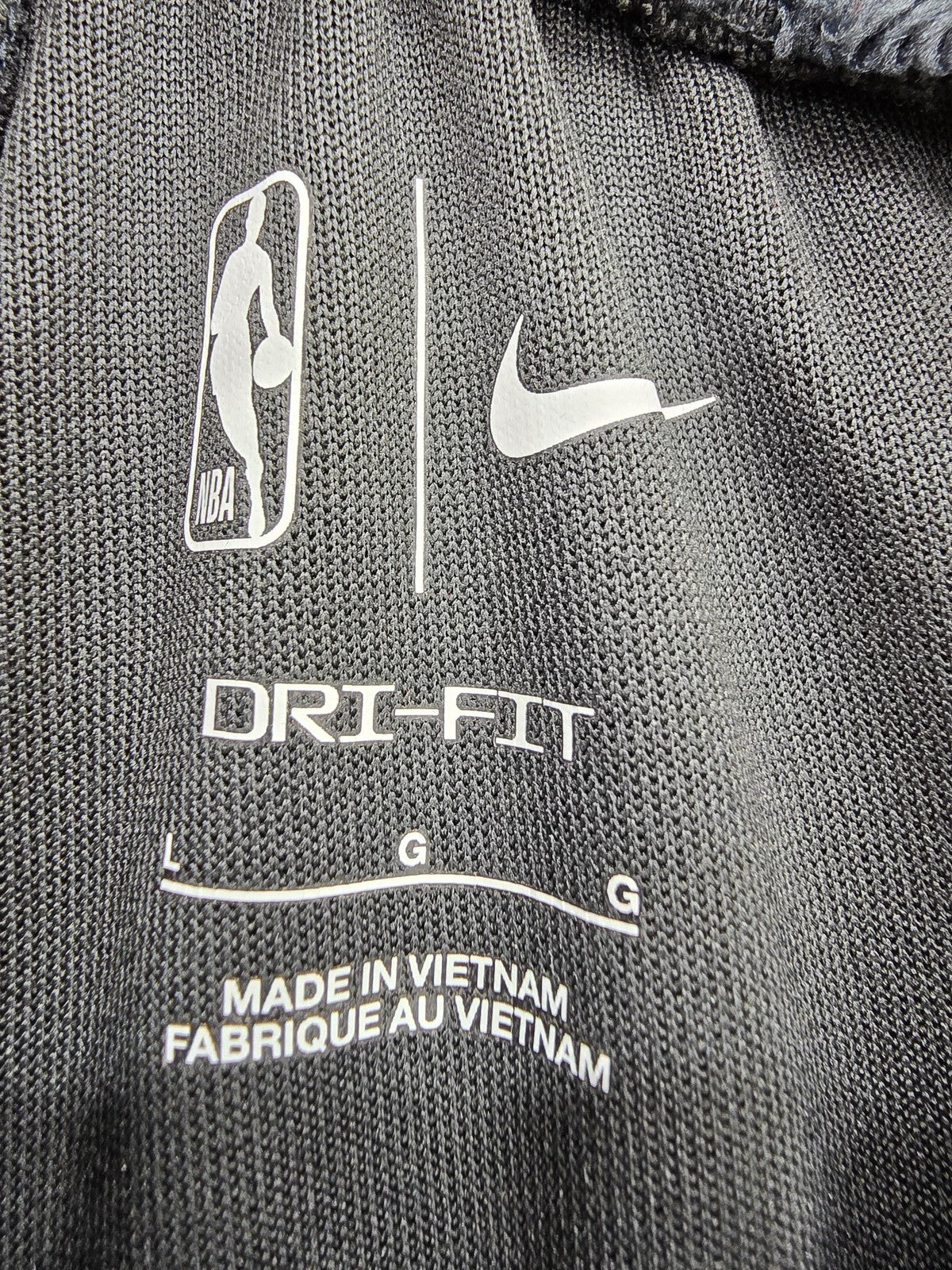 Nike Men's L Tapered Jogger Sweatpants Black Dri-FIT Drawstring
