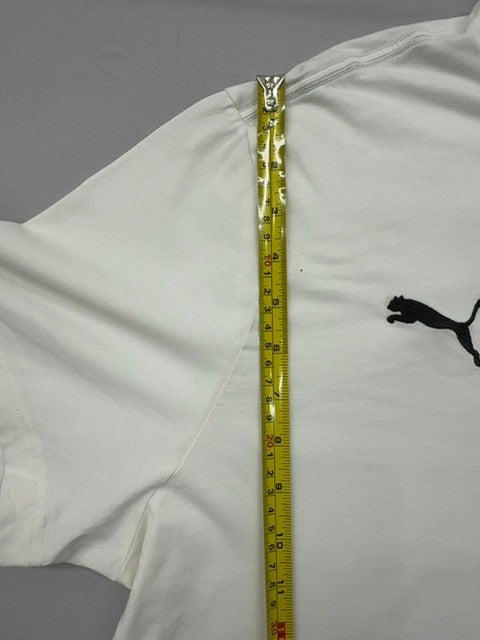 PUMA Men's White XXL Short Sleeve Crew Neck T-Shirt 6567-04