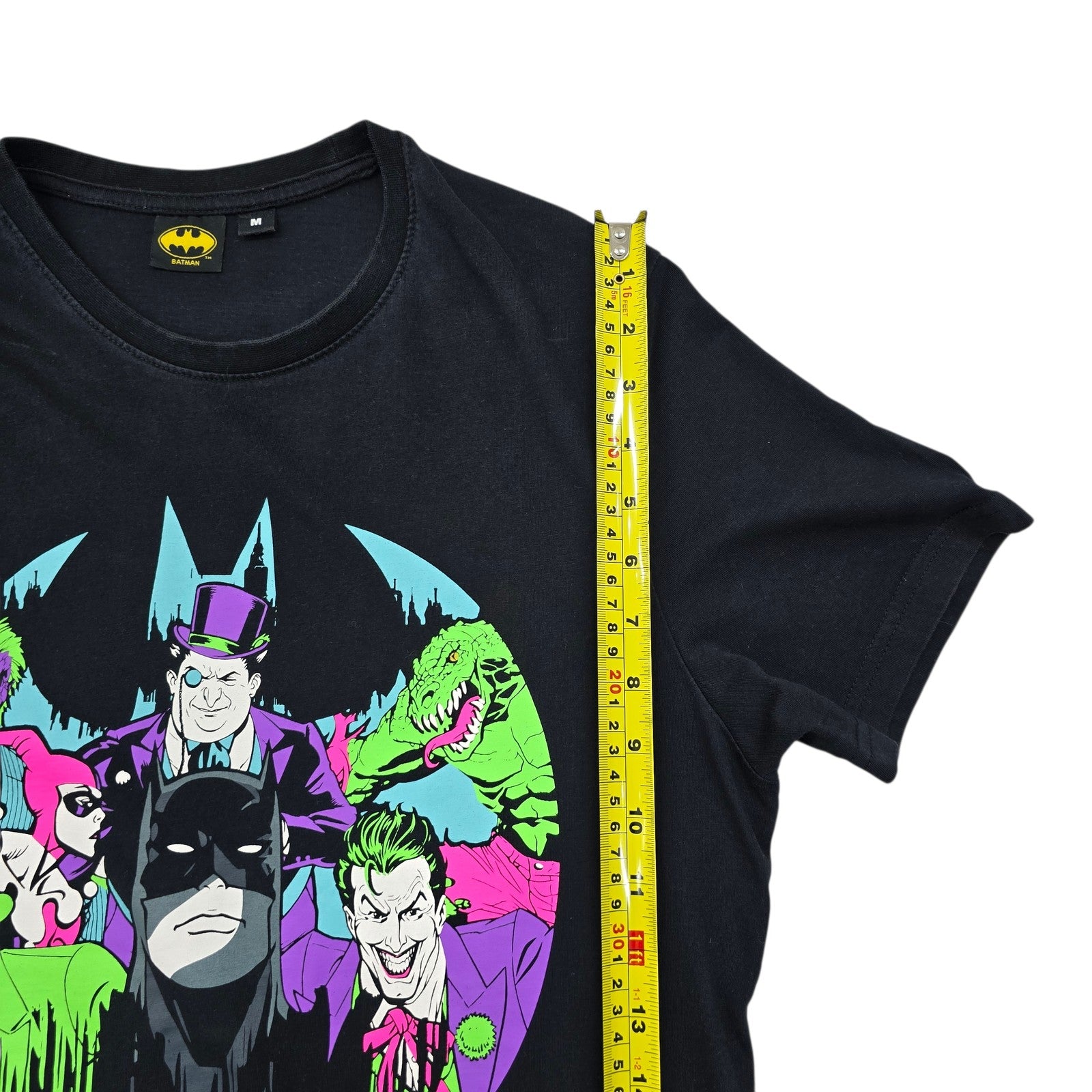 Batman Terranova Men Black T-Shirt size M product image 6