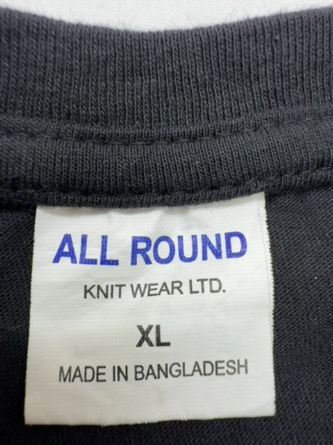 ALL ROUND Men Black T-Shirt size XL product image 6