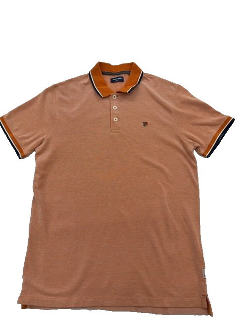 Jack & Jones Men's Polo Shirt – Size M, Short Sleeve, Cotton