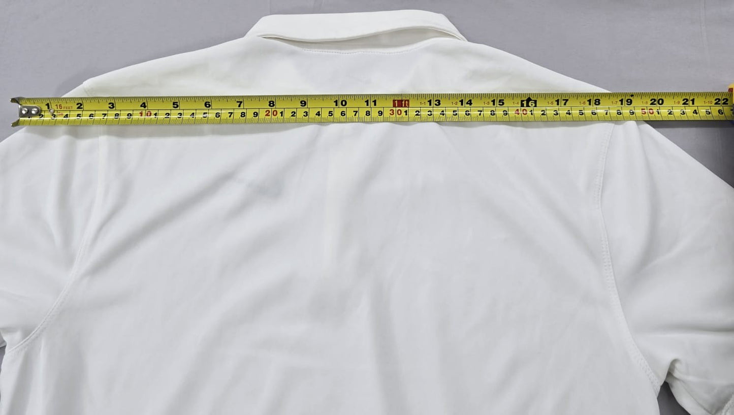 Nike Men's White Dri-FIT Polo Shirt Size S Short Sleeve