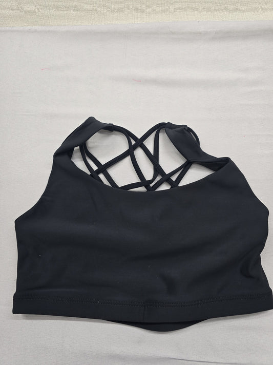 Unverified Brand Women's Black Sports Bra – Size S