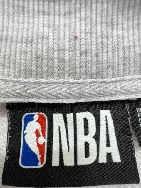 NBA Boys Lakers Heather Gray Fleece Pullover Hoodie Size L Regular Fit