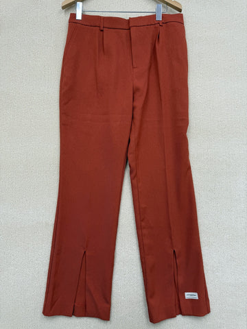 The Giving Movement Rust Wide Leg Pants XXL Organic Cotton Sustainable