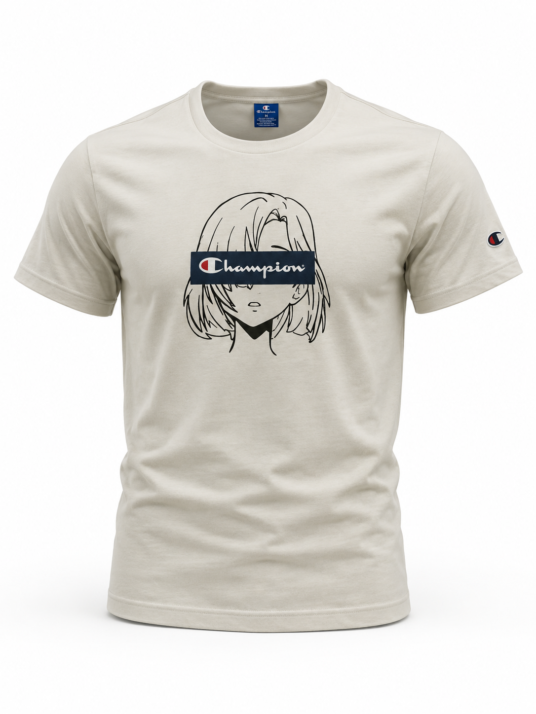 Champion Men White T-Shirt product image 2