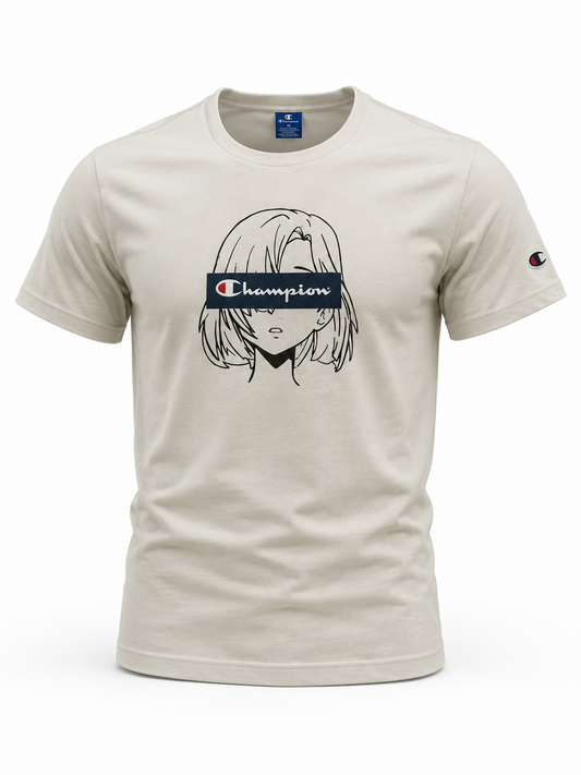 Champion Men White T-Shirt product image 2