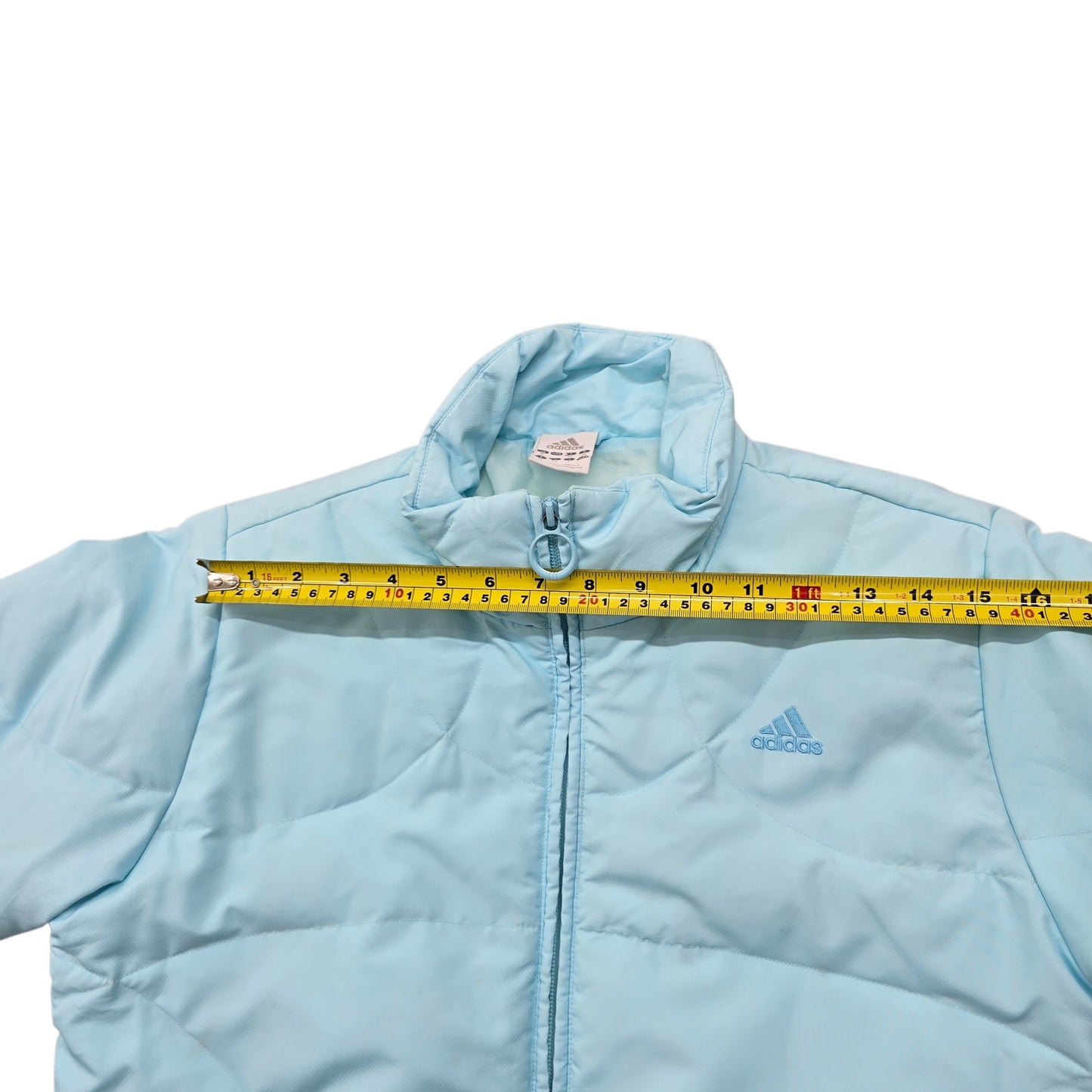 Adidas Women's Blue Z.N.E. Puffer Climawarm Down Jacket XS