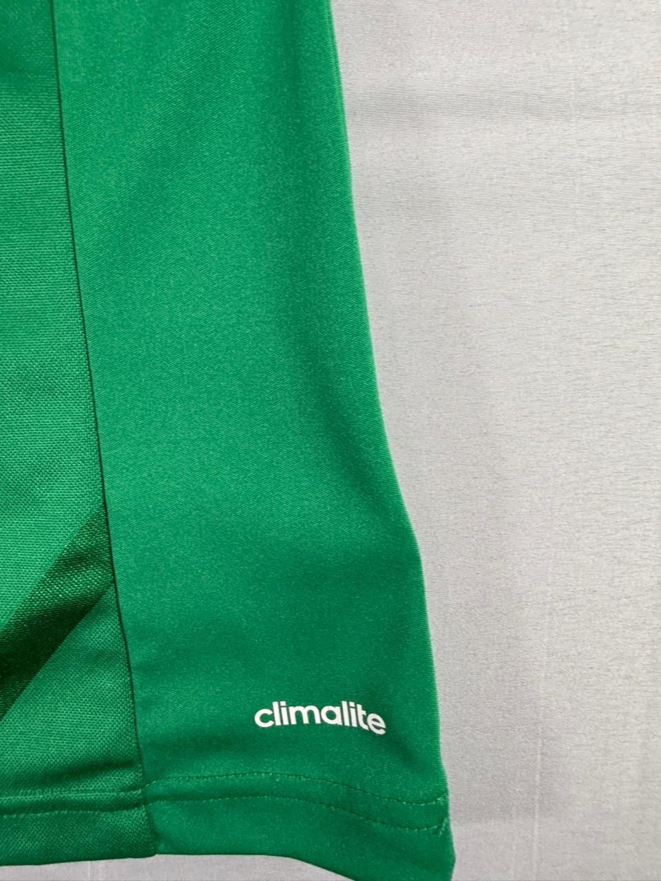 Adidas Men's Green Soccer Football Jersey Shirt Climalite Size M
