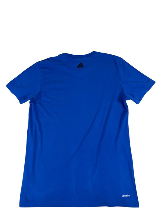 Adidas Men's Blue T-Shirt – Size L, Brand Department Type Style, Graphic