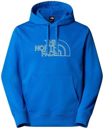 The North Face Blue Hoodie Men's Size L Logo Pullover Sweatshirt L