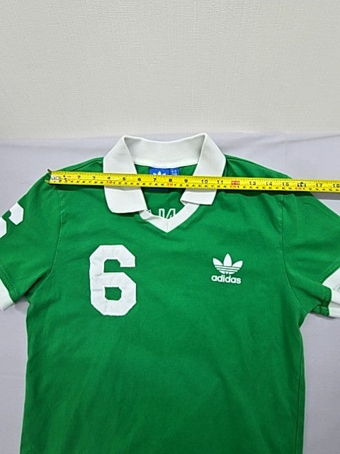 Adidas Men's Green Polo Jersey Short Sleeve Size M