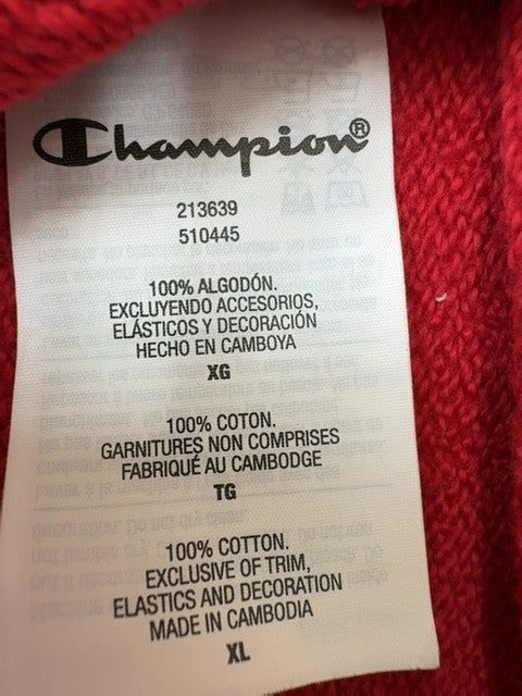 Champion Men Red Hoodie size XL product image 4