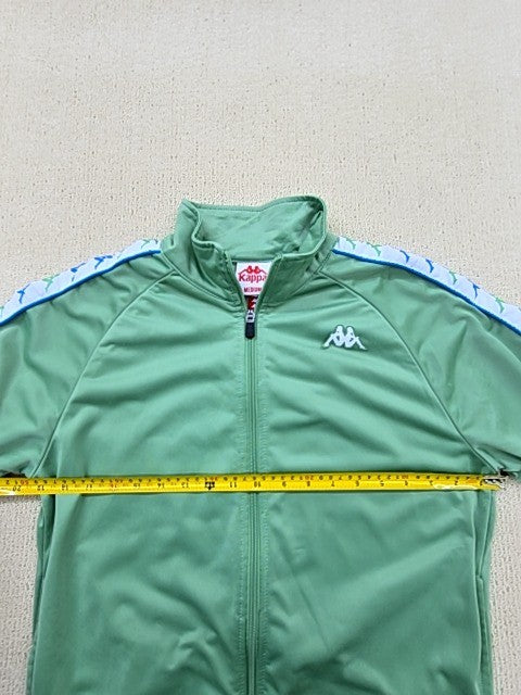 Kappa Artem 2 Track Jacket Men Medium Green Logo Tape