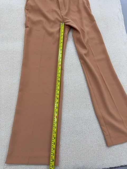Reiko Women's Camel Wide Leg High Waist Denim Jeans Sz 28