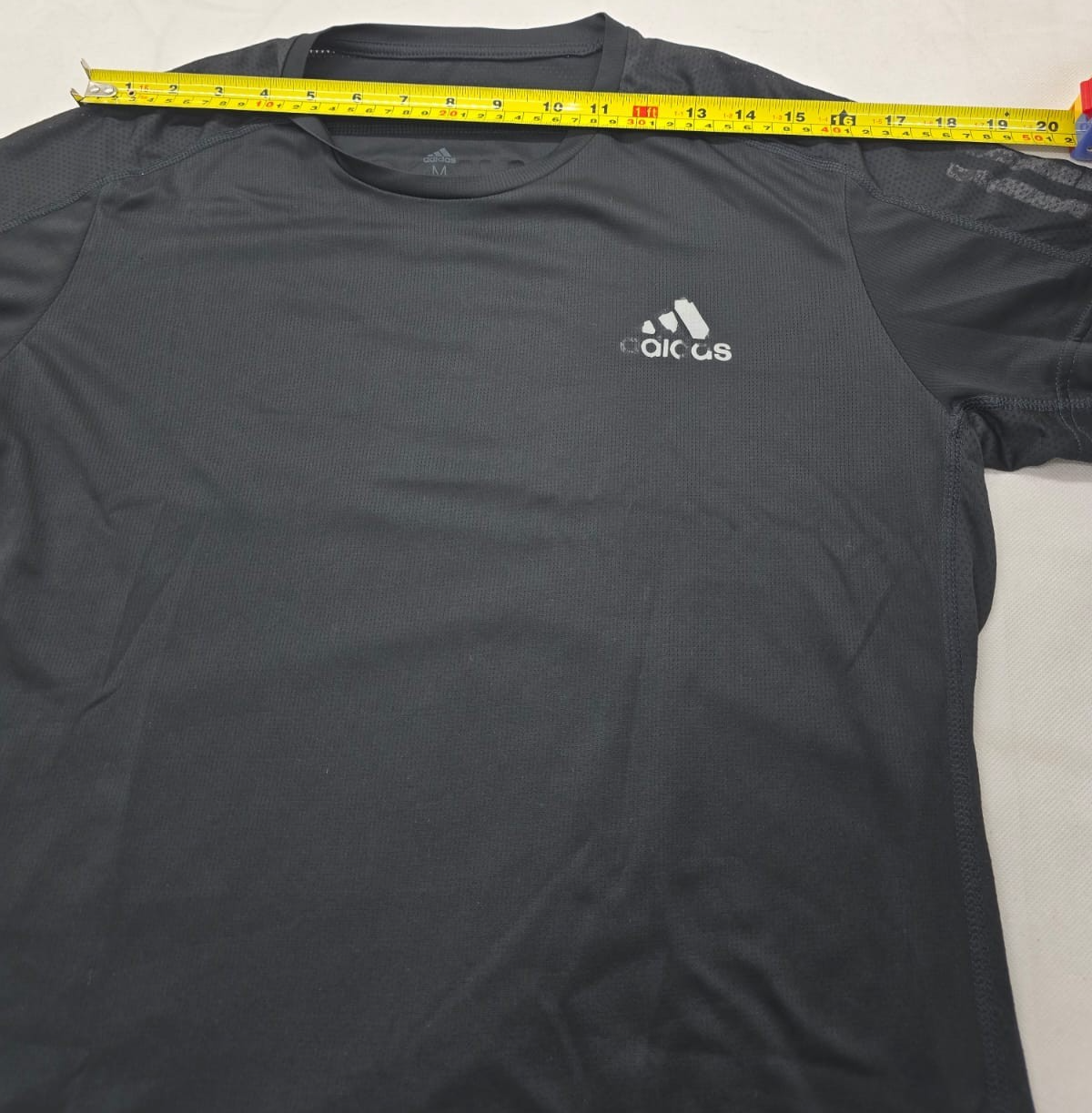 Adidas Running Primegreen T-Shirt Black Size M Made in Indonesia