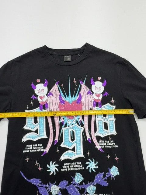 Bershka Boys Black T-Shirt size S product image 7
