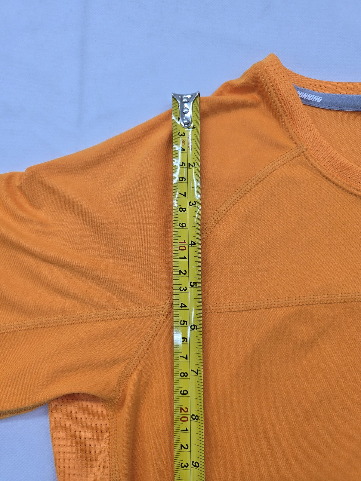 Nike Men's L Orange Dri-FIT Running Short Sleeve T-Shirt