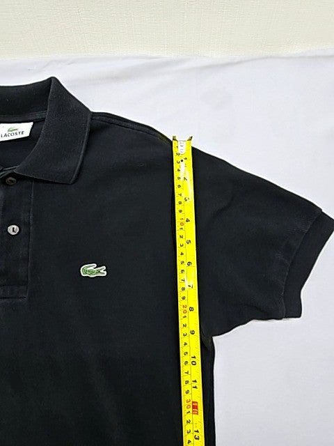 Lacoste Men's Black L.12.12 Polo Shirt Size 3 Classic Fit