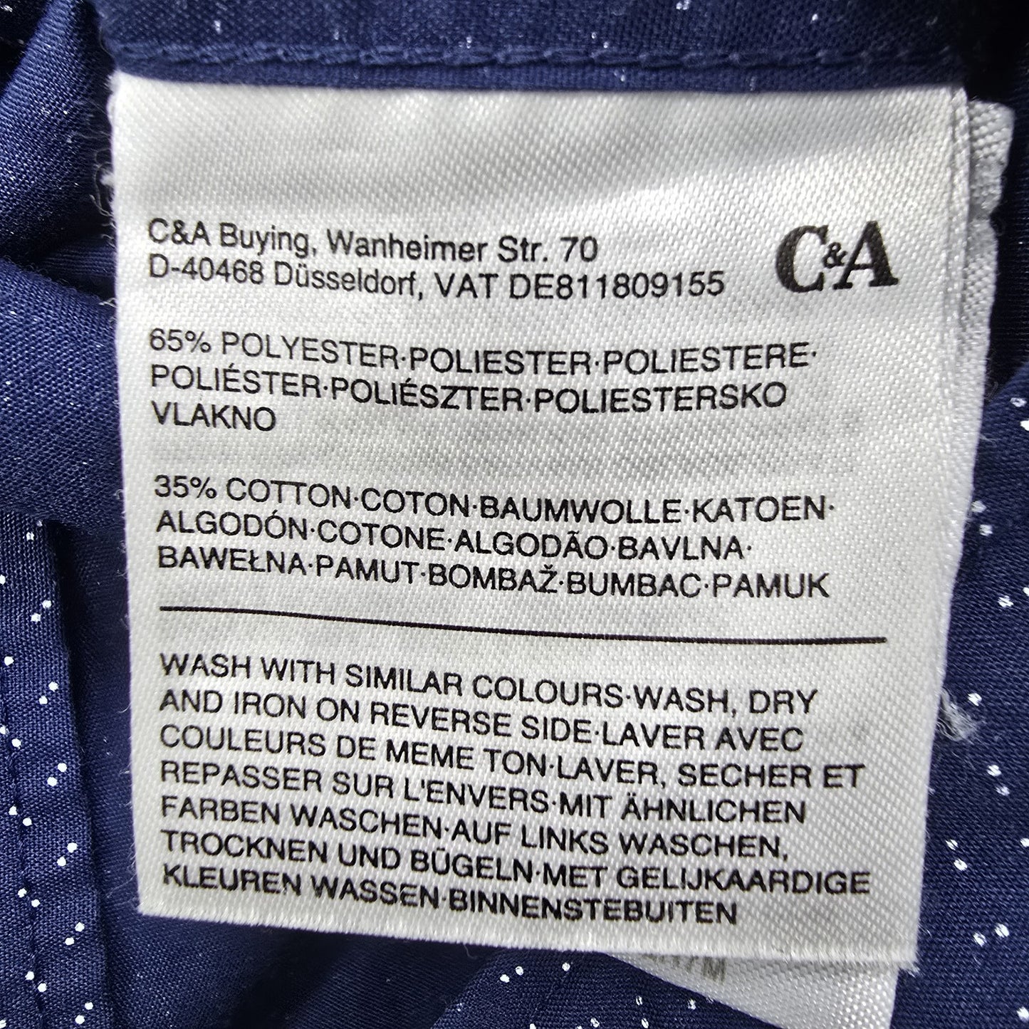 C&A Men Blue Shirt size XL product image 4