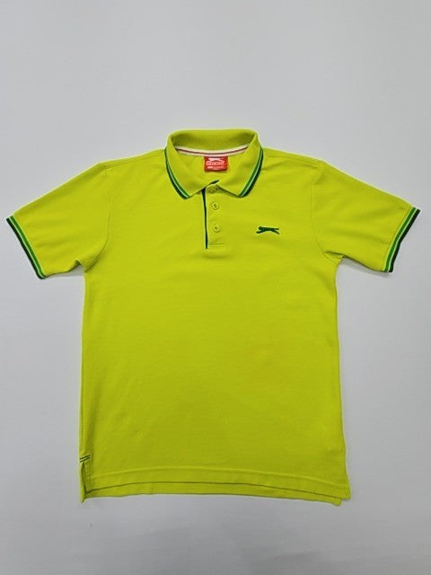 Slazenger Boys Green Polo Shirt size XS product image 1
