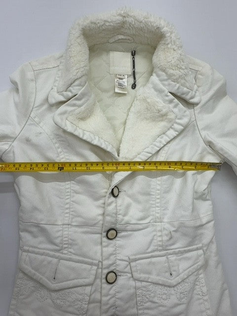 Diesel Women White Coat size M product image 7